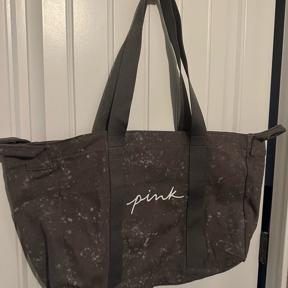 PINK Victoria's Secret Gray Tote Bag